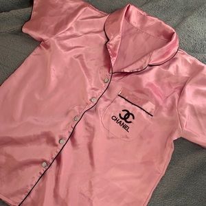 💕💕Chanel silk pajama top 💕💕💕